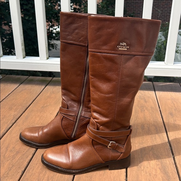 Coach Elm Brown Boots, Size 6.5B - Picture 1 of 15